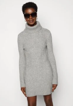 Anna Field Rollkragen Mini Strickkleid - Robe Fourreau - Grey -Anna Field Soldes Boutique 03d39f07626c4c358d63d6d6fb93e20d