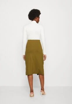 Anna Field Front Knot Midi Skirt - Jupe Crayon - Khaki 10 Anna Field Front Knot Midi Skirt - Jupe Crayon - Khaki -Anna Field Soldes Boutique 051302aff1de42478da86a4249fb11fe