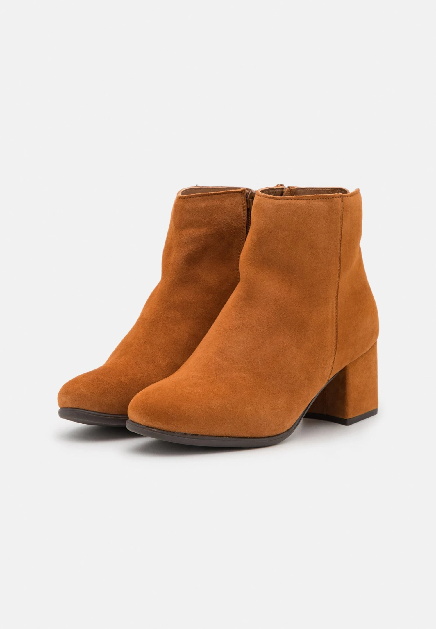 Leather - Bottines - Cognac 5 Leather - Bottines - Cognac – Image 3