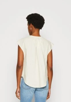 Anna Field Linen-Mix Shirt - T-Shirt Imprimé - Beige -Anna Field Soldes Boutique 1c54f213841944ff9351103cefea971f