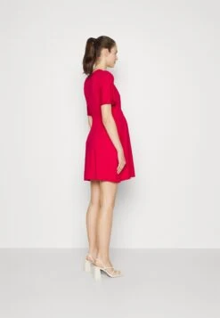 Short Sleeves Flared Mini Dress - Robe En Jersey - Red -Anna Field Soldes Boutique 26870fe460da45eeb099e7f140158054