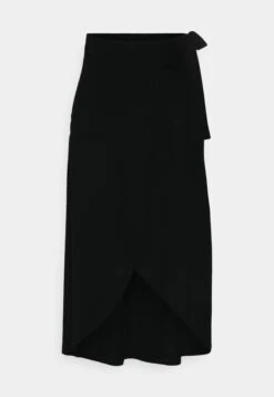 Anna Field Basic Wrap Over Midi Skirt - Jupe Trapèze - Black 14 Anna Field Basic Wrap Over Midi Skirt - Jupe Trapèze - Black -Anna Field Soldes Boutique 279db1138765484094cab33f5c3878d4