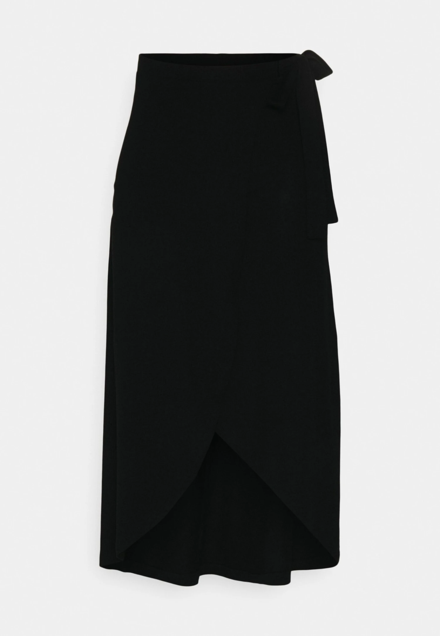 Anna Field Basic Wrap Over Midi Skirt - Jupe Trapèze - Black 8 Anna Field Basic Wrap Over Midi Skirt - Jupe Trapèze - Black – Image 6