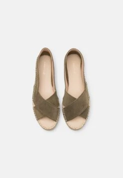Anna Field Leather - Ballerines À Bout Ouvert - Khaki -Anna Field Soldes Boutique 288265a0cd1f439e8687e5d9e99dacfb
