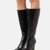 Anna Field Leather - Bottes Compensées - Black -Anna Field Soldes Boutique 2bffaaf78cfc4ba1a786b57fb8ee6145