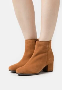 Leather - Bottines - Cognac