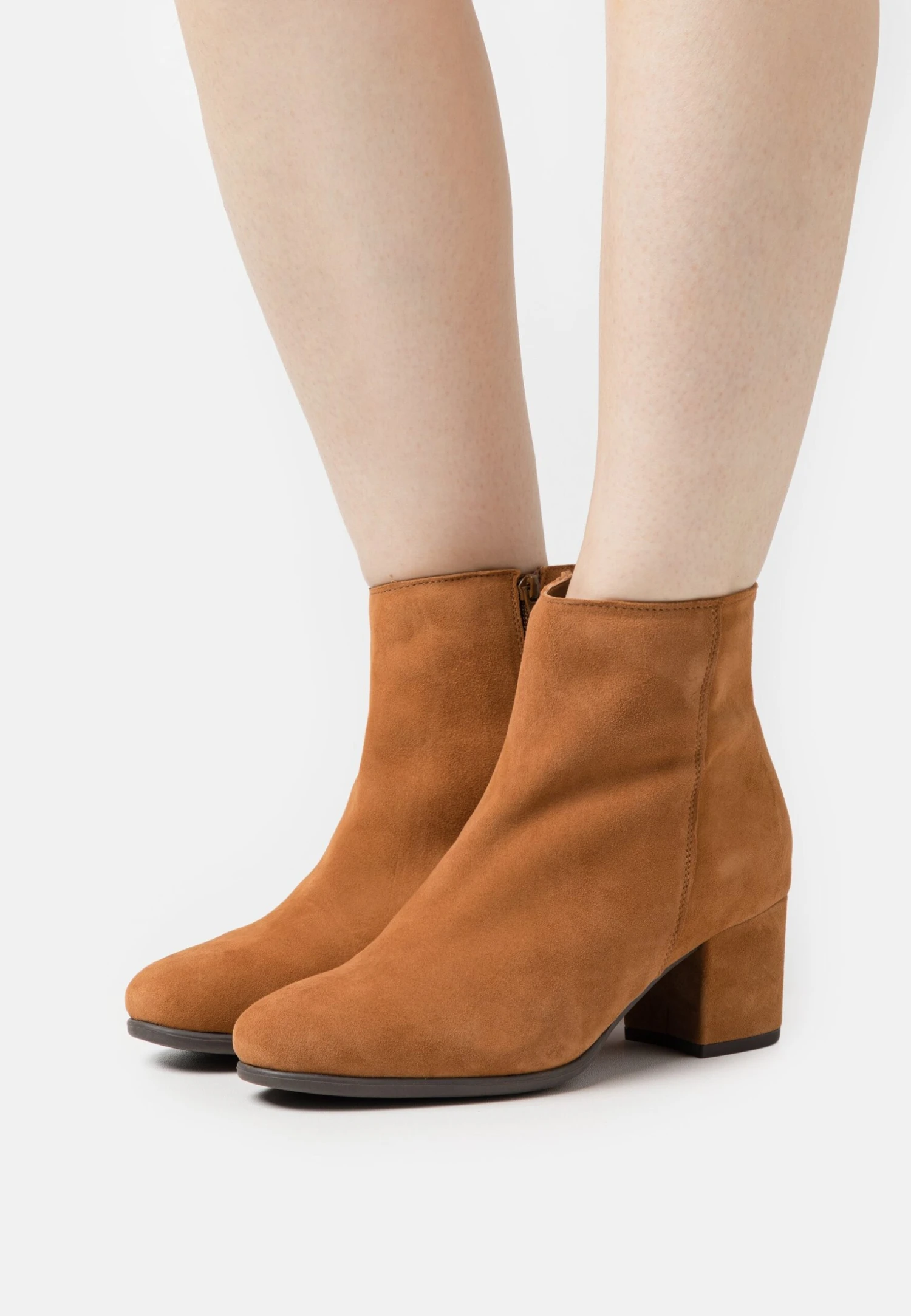 Leather - Bottines - Cognac 3 Leather - Bottines - Cognac