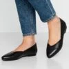 Anna Field Leather Ballerinas - Ballerines - Black -Anna Field Soldes Boutique 3ce656f7e4114e0e86fc46fdc06b2ccd