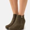 Bottines À Plateau - Khaki -Anna Field Soldes Boutique 436f895b618f45c2bb96373f378aafb9