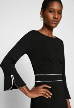 Anna Field Robe Fourreau - Black/White -Anna Field Soldes Boutique 49bf314d56f8479c9c451c7bcaad808f