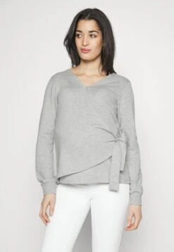 Sweat Zippé - Mottled Light Grey