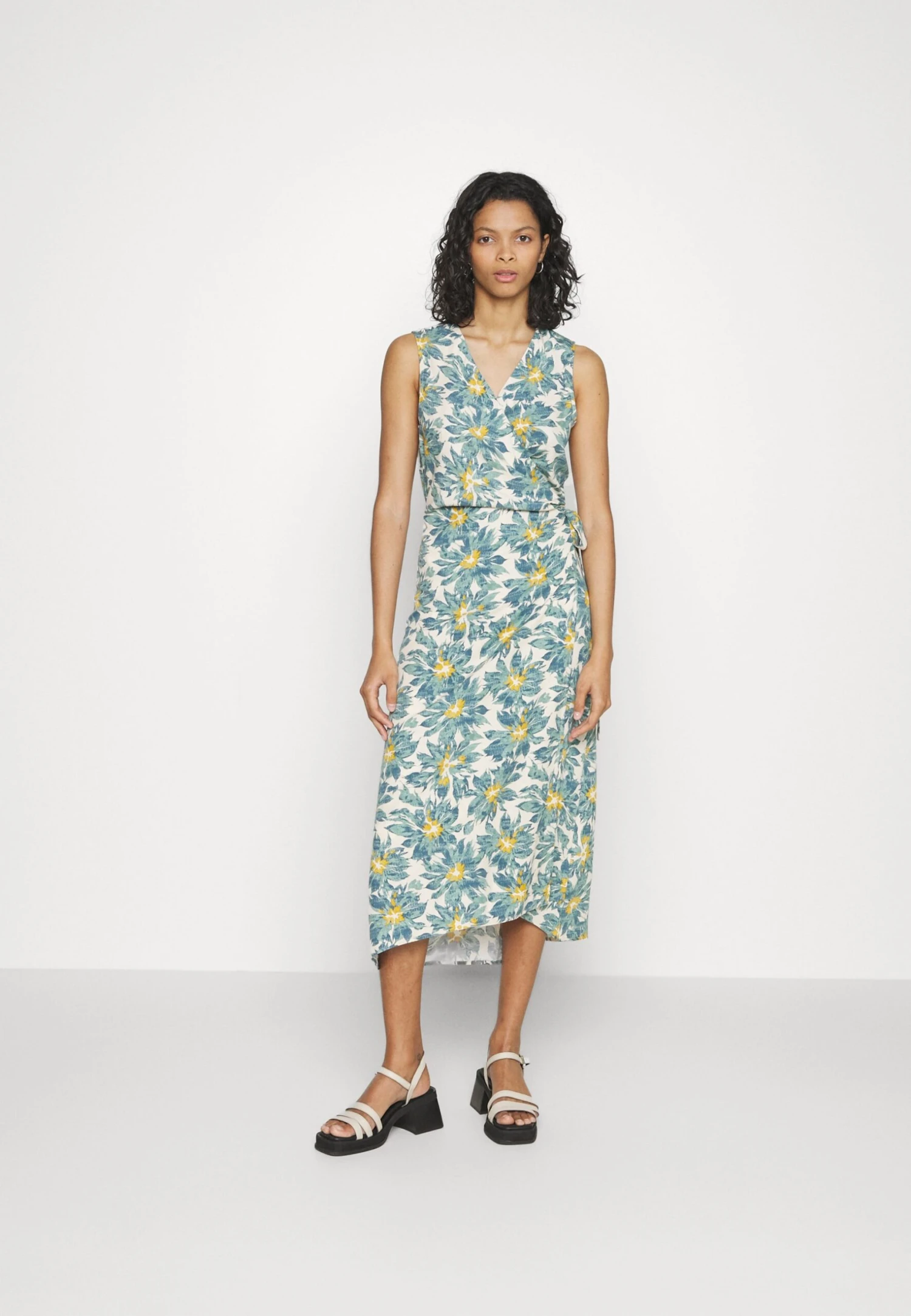 Anna Field Woven Wrap Dress - Robe De Jour - Multi/Green 4 Anna Field Woven Wrap Dress - Robe De Jour - Multi/Green â Image 2