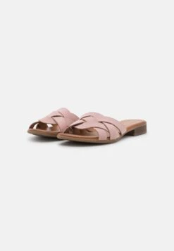 Anna Field Leather - Mules - Light Pink -Anna Field Soldes Boutique 56bab6fb98c84c1e8f2f876b00e2f3d1