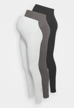 3 Pack - Legging - Black/Mottled Light Grey/Mottled Dark Grey -Anna Field Soldes Boutique 56f75139b3584cc78536c058617bd5ec