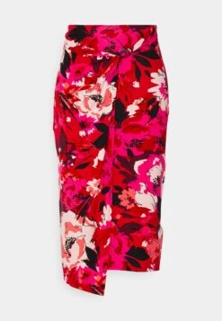 Anna Field Front Knot Midi Skirt - Jupe Crayon - Pink -Anna Field Soldes Boutique 58502fa5a35f490f9e88e15aa50b7a3a