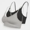 Anna Field Maternity Seamless Bra 2 Pack - Brassière - Grey/Black -Anna Field Soldes Boutique 5a75f8e8aa114f748ddd1c810760d7a7