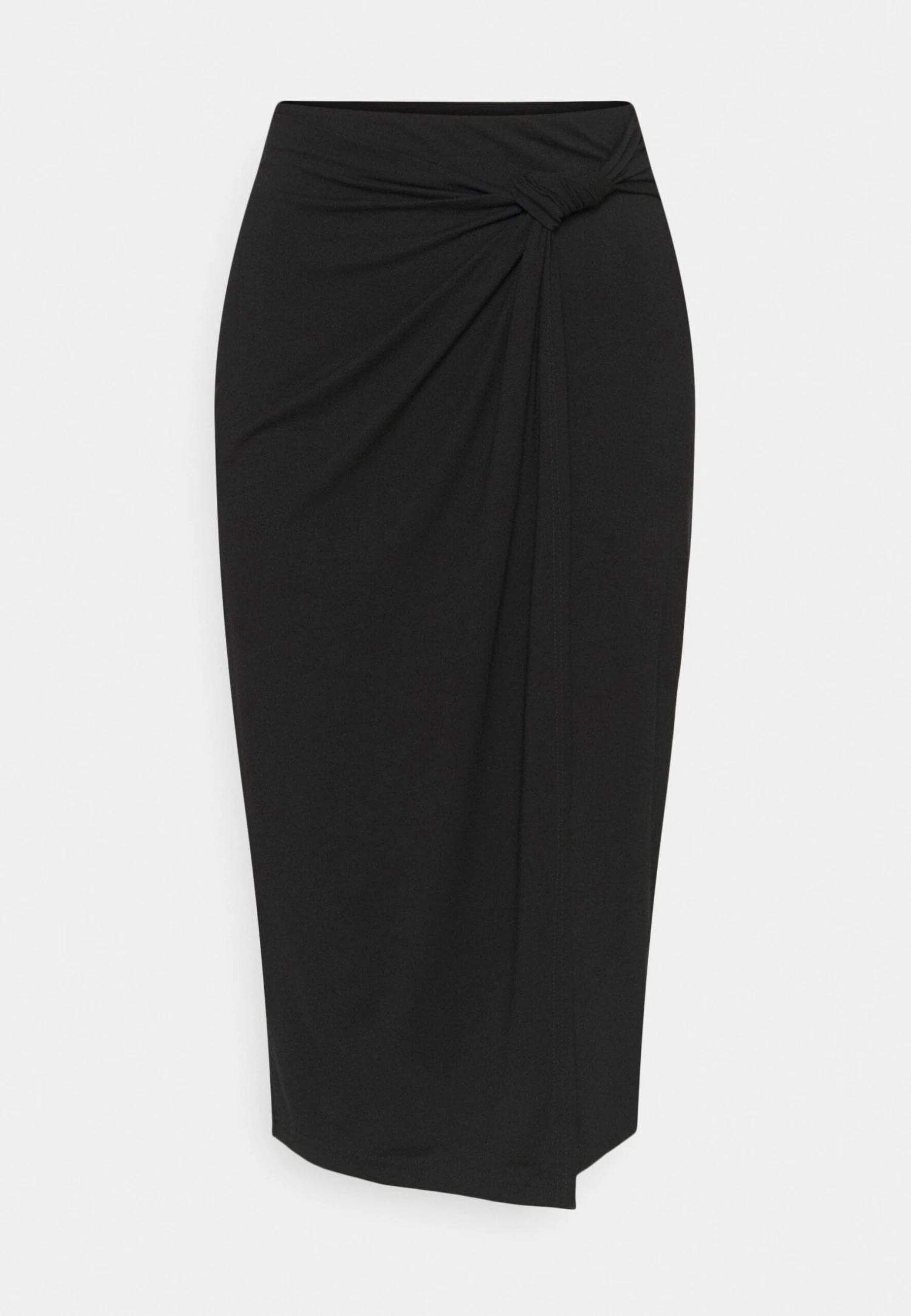 Anna Field Front Knot Midi Skirt - Jupe Crayon - Black 3 Anna Field Front Knot Midi Skirt - Jupe Crayon - Black