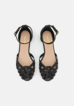 Leather - Ballerines À Bout Ouvert - Black -Anna Field Soldes Boutique 5f76ac29b6fb440788ed789591644416