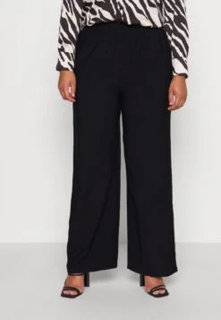 Wide Leg Pant - Pantalon Classique - Black