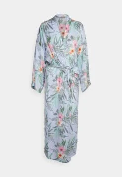 Anna Field Floral Robe - Peignoir - Blue -Anna Field Soldes Boutique 792a50311be84056929ce7ae41464dd6