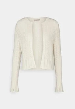 Anna Field Pointelle Bolero - Gilet - Offwhite -Anna Field Soldes Boutique 80fd271f0511419498190fbbf73f190d
