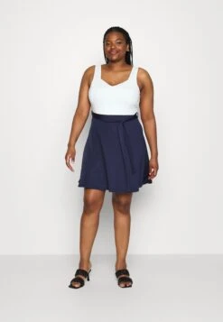 Robe En Jersey - Dark Blue/White -Anna Field Soldes Boutique 8a9d353617354ed18944c23f81194507