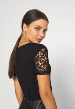 T-Shirt Basique - Black -Anna Field Soldes Boutique 9bd919e5be674b7fa975485f3e56b58f