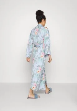 Anna Field Floral Robe - Peignoir - Blue -Anna Field Soldes Boutique a993fdd81fac4d6e8a2b4bc9e3d07a0d