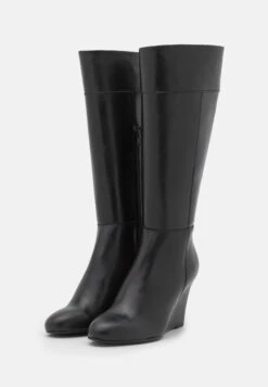 Anna Field Leather - Bottes Compensées - Black -Anna Field Soldes Boutique ad4a9c85b8a241a5b4cd5221ca1f3829