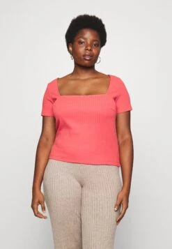 2 Pack - T-Shirt Basique - Red/White -Anna Field Soldes Boutique b328bc774244476fa59808f140ef9c18