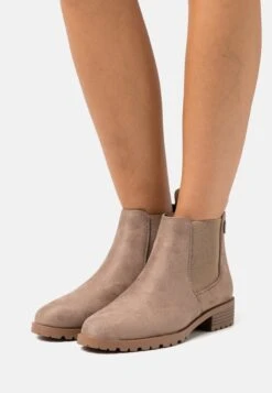 Boots À Talons - Taupe
