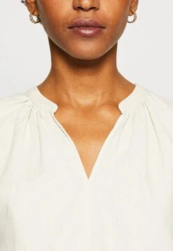 Anna Field Linen-Mix Shirt - T-Shirt Imprimé - Beige -Anna Field Soldes Boutique c579147466c44bc0a1f221ec7717c927