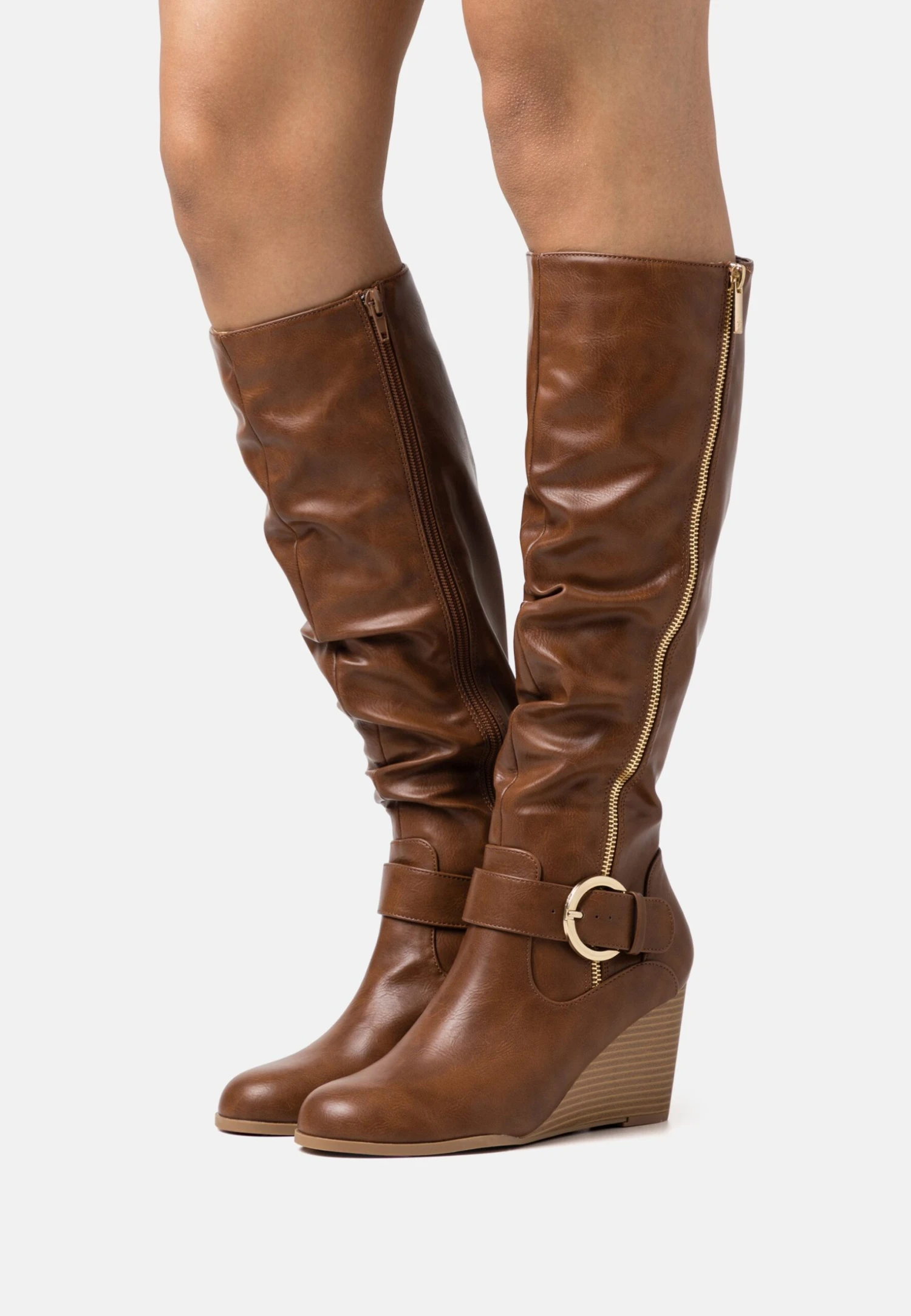 Anna Field Bottes Compensées - Cognac 3 Anna Field Bottes Compensées - Cognac