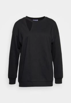 Cut Out Neck Fit - Sweatshirt - Black -Anna Field Soldes Boutique eb39595f140d4bb0a8172d7eff3aa0a4