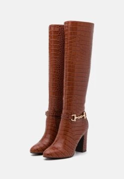 Anna Field Leather - Bottes À Talons Hauts - Dark Brown -Anna Field Soldes Boutique edd6eeb854474c268256363bbac176e4