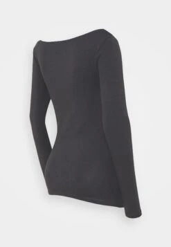 2 Pack - T-Shirt À Manches Longues - Dark Grey/White -Anna Field Soldes Boutique f77f7f72a53c43e38eef7ab83ca0d433